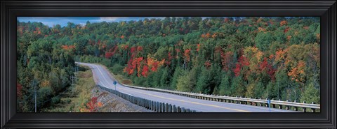 Framed Country road Ontario Canada Print