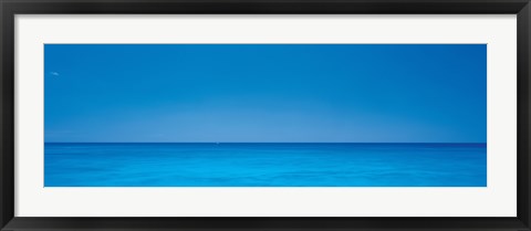 Framed Ocean view, Waikiki Oahu HI Print