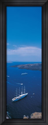 Framed Santorini Island Greece Print