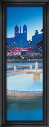 Framed Spanish Steps Rome Italy Print