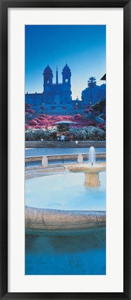 Framed Spanish Steps Rome Italy Print