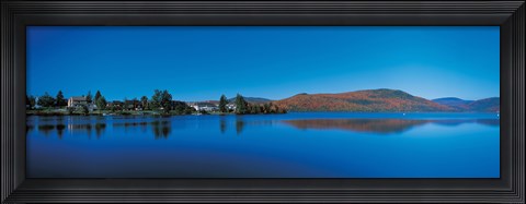 Framed Fall Trees in Laurentide, Quebec, Canada Print