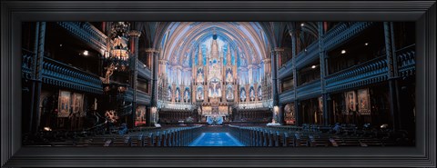 Framed Notre-Dame Basilica Montreal Quebec Canada Print
