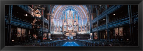 Framed Notre-Dame Basilica Montreal Quebec Canada Print
