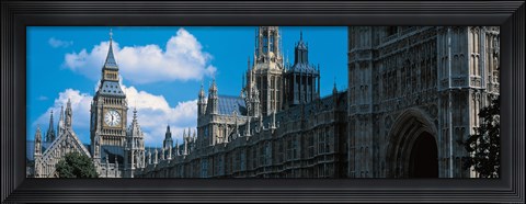 Framed Victoria Tower &amp; Big Ben London England Print