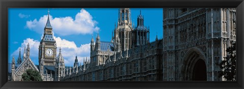 Framed Victoria Tower &amp; Big Ben London England Print