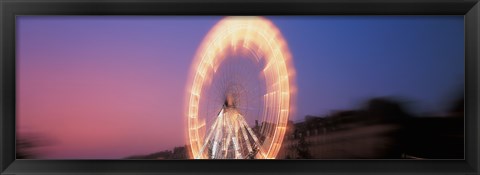 Framed France, Paris, Tuilleries Print