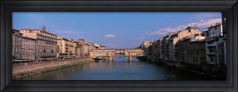 Framed Vecchio Bridge Florence Italy Print