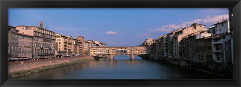 Framed Vecchio Bridge Florence Italy Print