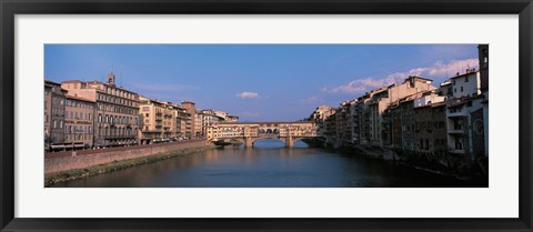 Framed Vecchio Bridge Florence Italy Print