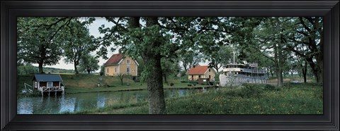 Framed Gota Canal Ruda, Stergotland Sweden Print