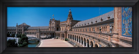 Framed Plaza Espana Seville Andalucia Spain Print