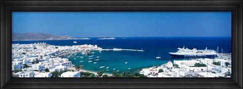 Framed Mykonos Island Greece Print