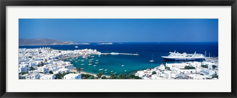 Framed Mykonos Island Greece Print