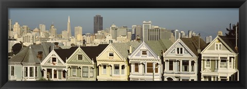 Framed Buildings in a city, San Francisco, San Francisco County, California, USA Print