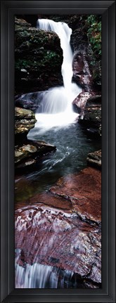 Framed Close-up of a waterfall, Ricketts Glen State Park, Pennsylvania, USA Print