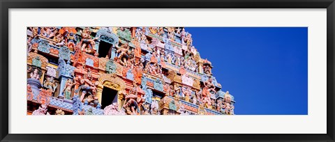 Framed Low angle view of a temple, Tiruchirapalli, Tamil Nadu, India Print