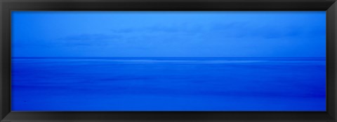 Framed Cloud over the sea at dusk, Bandon Beach, Bandon, Coos County, Oregon Print