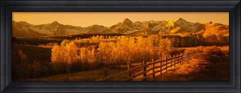 Framed Dallas Divide, San Juan Mountains, Colorado (sepia) Print