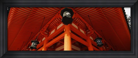 Framed Heian Jingu Shrine, Kyoto, Kyoto Prefecture, Kinki Region, Honshu, Japan Print