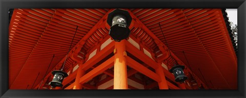 Framed Heian Jingu Shrine, Kyoto, Kyoto Prefecture, Kinki Region, Honshu, Japan Print