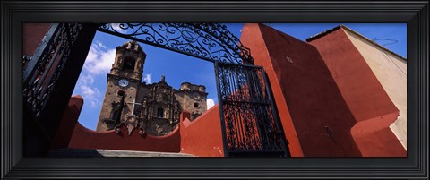 Framed Gate Leading to La Valenciana Church, Guanajuato, Mexico Print