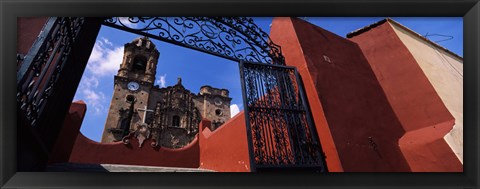 Framed Gate Leading to La Valenciana Church, Guanajuato, Mexico Print