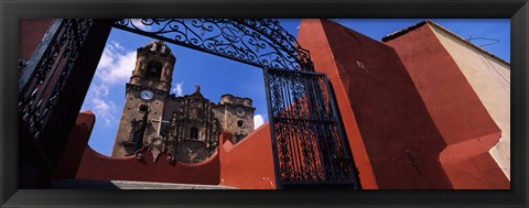 Framed Gate Leading to La Valenciana Church, Guanajuato, Mexico Print