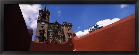 Framed Low angle view of a church, La Valenciana Church, Guanajuato, Mexico Print