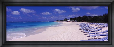 Framed Shoal Bay Beach, Anguilla Print