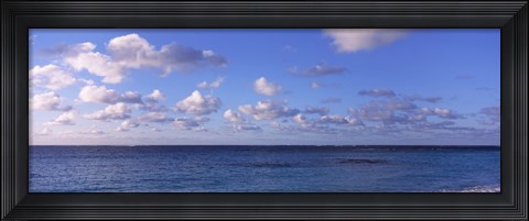 Framed Clouds over the sea, Anguilla Print
