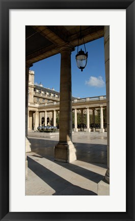 Framed Columns in a palace, Palais Royal, Paris, France Print