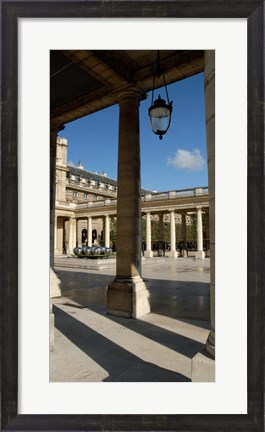 Framed Columns in a palace, Palais Royal, Paris, France Print