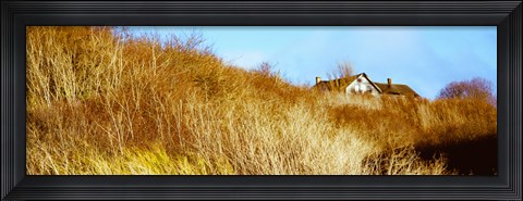 Framed Historic home on a landscape, Whidbey Island, Island County, Washington State, USA Print