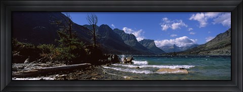 Framed St. Mary Lake, US Glacier National Park, Montana Print