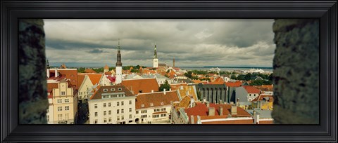 Framed Houses in a town, Tallinn, Estonia Print