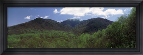 Framed Clouds over mountains, Great Smoky Mountains National Park, Tennessee, USA Print