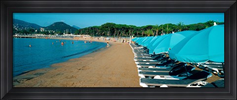 Framed French Riviera, Provence-Alpes-Cote d&#39;Azur, France Print