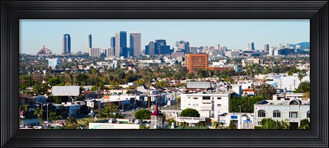 Framed Century City, Beverly Hills, Wilshire Corridor, Los Angeles, California, USA Print