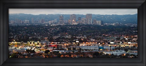 Framed Century City, Culver City, Los Angeles County, California Print