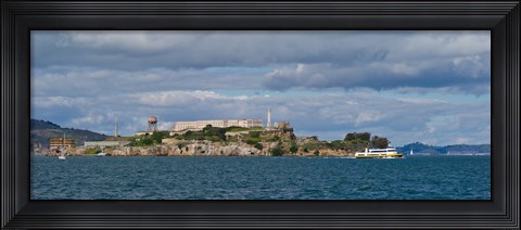 Framed Alcatraz Island, San Francisco Bay, San Francisco, California Print