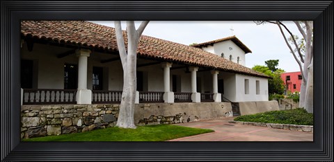 Framed Church, Mission San Luis Obispo, San Luis Obispo County, California, USA Print