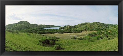 Framed Island, Rinca Island, Indonesia Print