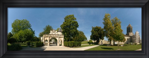 Framed Renaissance Gate, Church of Notre Dame, Surgeres, Charente-Maritime, Poitou-Charentes, France Print