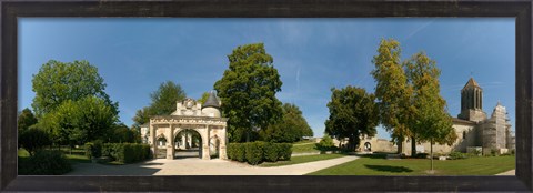 Framed Renaissance Gate, Church of Notre Dame, Surgeres, Charente-Maritime, Poitou-Charentes, France Print