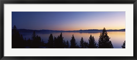 Framed Lake Tahoe, California Print