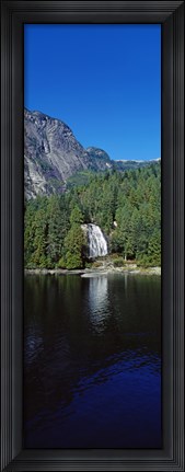 Framed Chatterbox Falls at Princess Louisa Inlet, British Columbia, Canada (vertical) Print