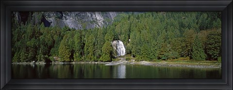 Framed Chatterbox Falls at Princess Louisa Inlet, British Columbia, Canada (horizontal) Print