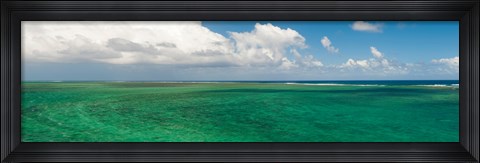 Framed Lagoon, Chamarel, Mauritius Island, Mauritius Print