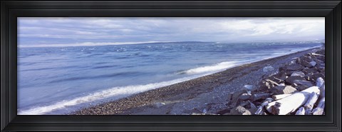 Framed Rocks on the coast, Fort Casey State Park, Island County, Washington State, USA Print